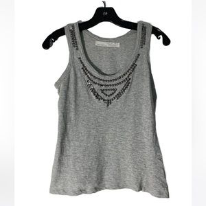 🌪Gray Tank Studded Detail 🌪